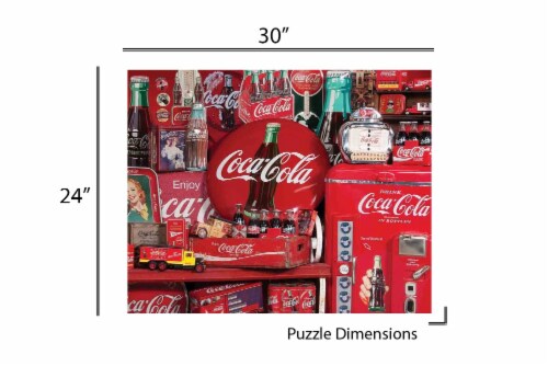 Springbok's 1000 Piece Jigsaw Puzzle Coca-Cola Memories - Made in USA Perspective: bottom