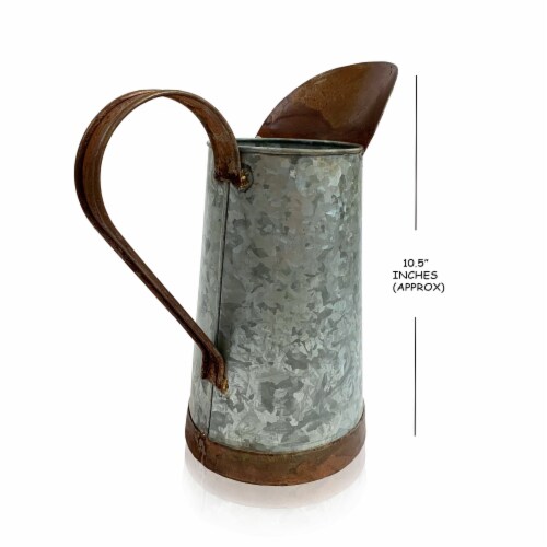 Galvanized Pitcher, 13 Perspective: bottom