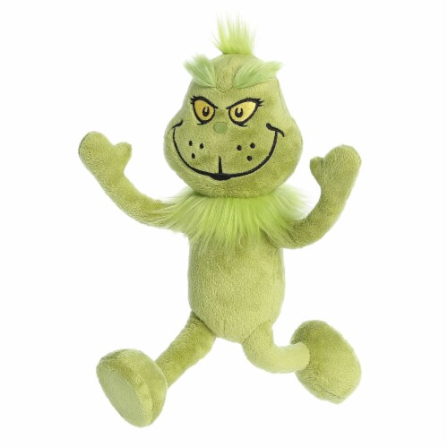 Aurora Medium Green Dr. Seuss 12 inch Grinch Armature Whimsical Stuffed ...