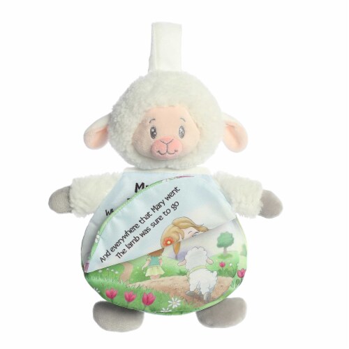 ebba Small White Story Pals 9 inch Mary Had A Little Lamb Educational ...