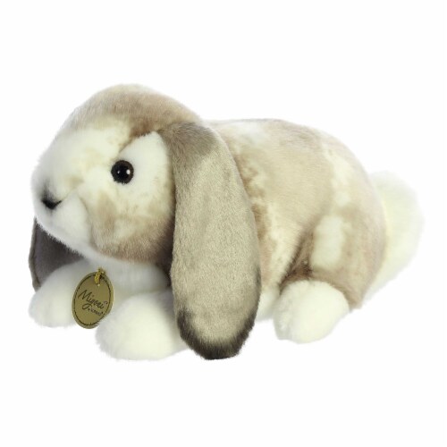 Aurora Small Grey Miyoni 9 inch Holland Lop Rabbit Realistic Stuffed Animal, One Size - Kroger