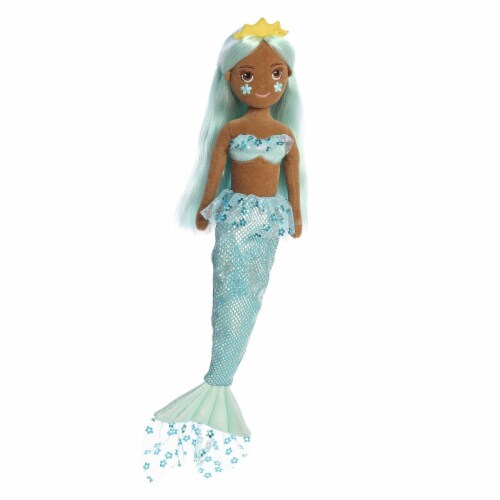 Aurora Large Blue Sea Sparkles Cheeky Too Sparkles 18 inches Aqua Fleur ...