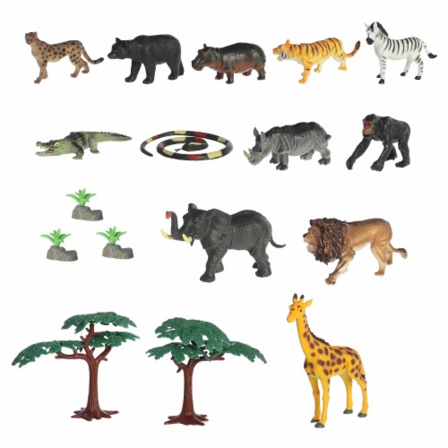 Aurora Toys Small Multicolor Habitat Animals Of The Wild