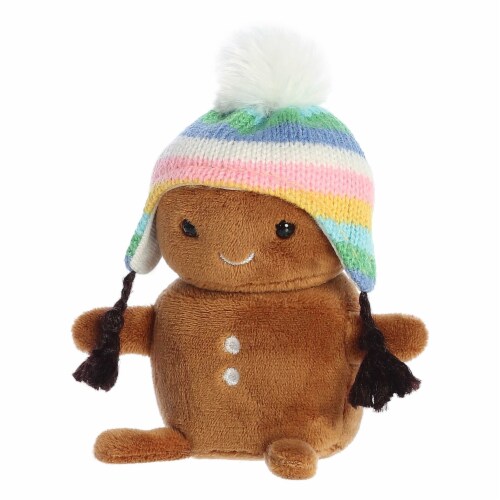 Aurora Small Brown Holiday Land of Lils 5.5 inches Lil' Gingin Festive ...