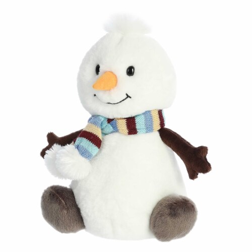 Aurora Medium White Holiday Land of Lils 10 inch Wren Snowman Festive ...