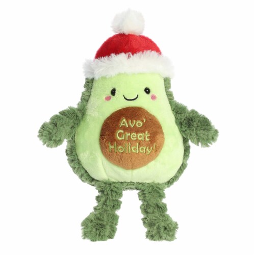 Aurora Medium Green JUST SAYIN' 11 inches Avo Great Holiday Festive Stuffed Animal, One Size ...