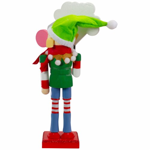 Northlight 11 Tootsie Roll Charms Blow Pop Wooden Christmas Elf Figure Perspective: bottom