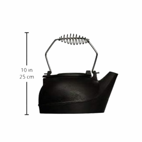 Panacea Open Hearth Kettle Humidifier - Black Perspective: bottom