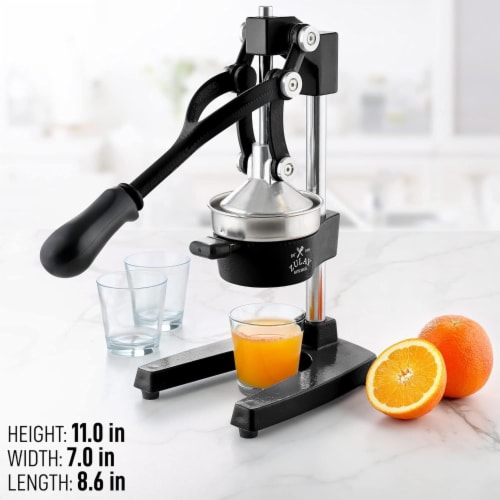 Zulay Kitchen Professional Citrus Juicer and Orange Squeezer + 2 in 1 Metal Lemon Squeezer Perspective: bottom