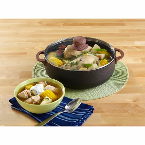 Imusa Stone Caldero with Lid - Black Perspective: bottom