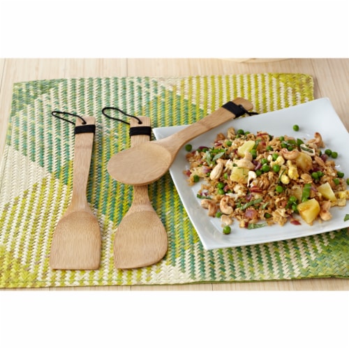 IMUSA® Kitchen Tool Set Bamboo Perspective: bottom