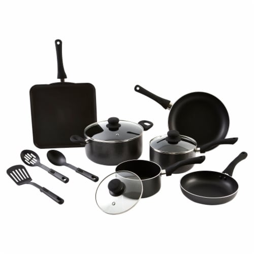 IMUSA Nonstick Cookware Set - Charcoal Perspective: bottom