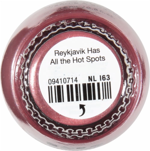 OPI Nail Lacquer I63 Reykjavik Has All the Hot Spots Perspective: bottom
