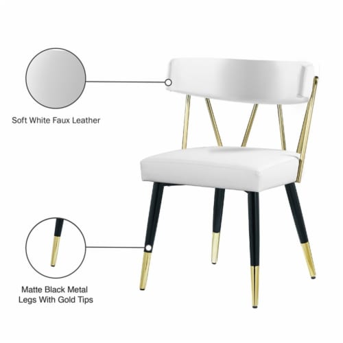 Meridian Furniture Rheingold Faux Leather Dining Chair