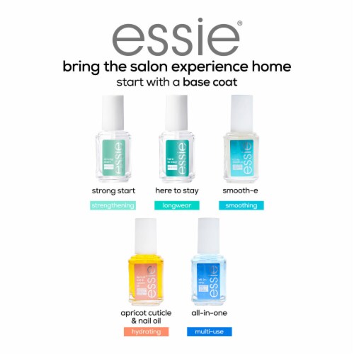 Essie Smooth-e Base Coat Nail Polish - Clear Perspective: bottom