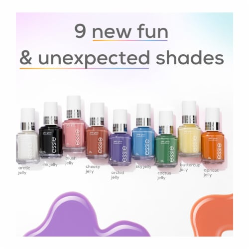Essie Nail Art Studio Jelly Gloss Nail Polish Sheer Sky Jelly Perspective: bottom