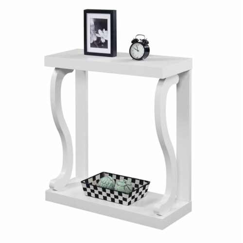 Newport Gramercy Console Table with Shelf Perspective: bottom