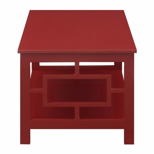 Red square on sale coffee table