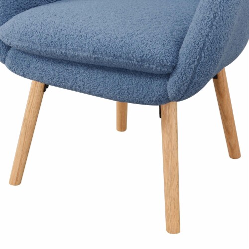 Take A Seat Charlotte Sherpa Accent Chair Perspective: bottom