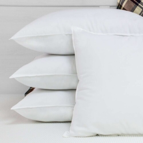 BioPEDIC Ultra Fresh Plush Bed Pillow with Cotton Cover 4 Pack Standard White 1 Piece Mariano s