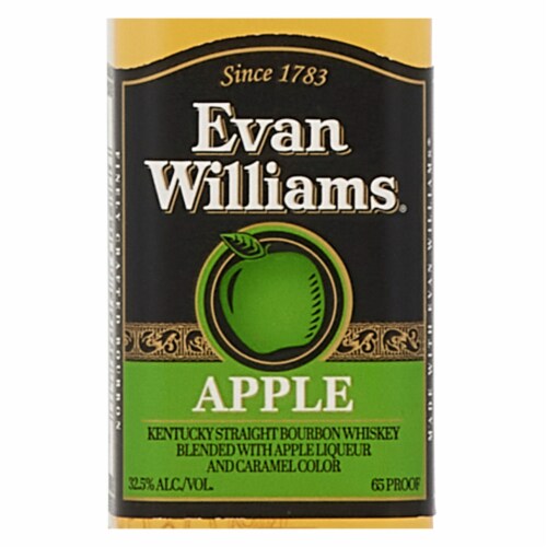 Evan Williams Apple Whiskey Liqueur Perspective: bottom