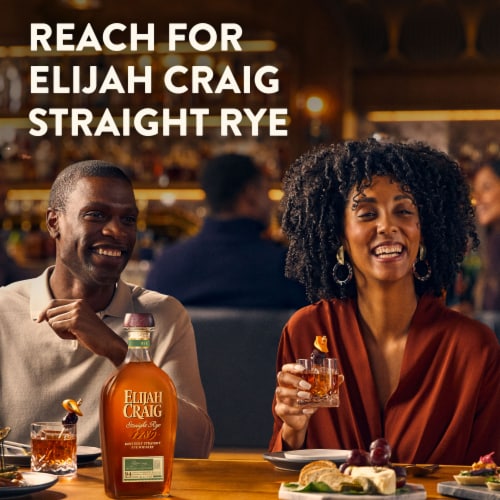 Elijah Craig Straight Rye Whiskey Perspective: bottom