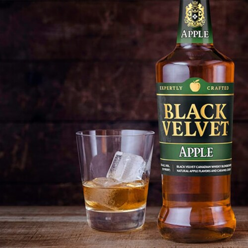 Black Velvet Apple Canadian Whisky Perspective: bottom