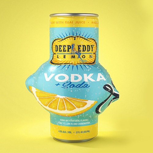 Deep Eddy Lemon Vodka + Soda Perspective: bottom