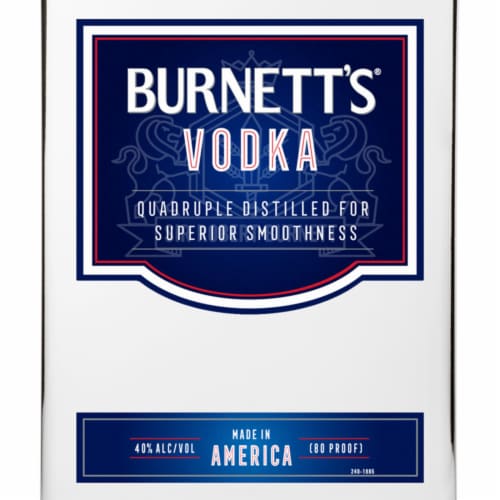 Burnett's Vodka Perspective: bottom