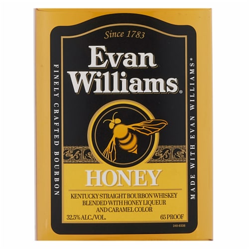 Evan Williams Honey Whiskey Liqueur Perspective: bottom