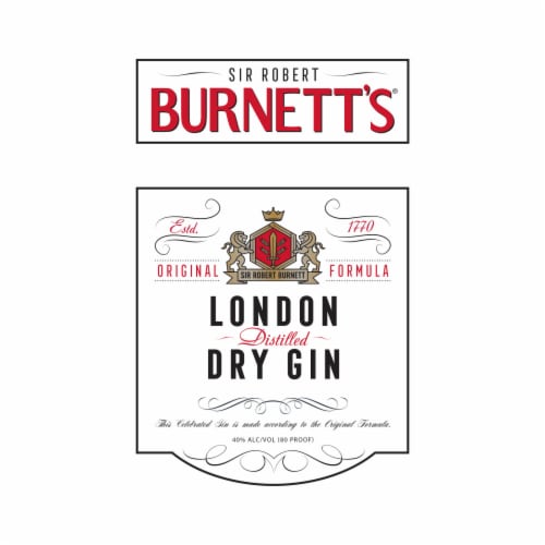 Burnett's London Dry Gin Perspective: bottom