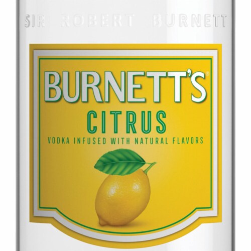 Burnett's Citrus Vodka Perspective: bottom