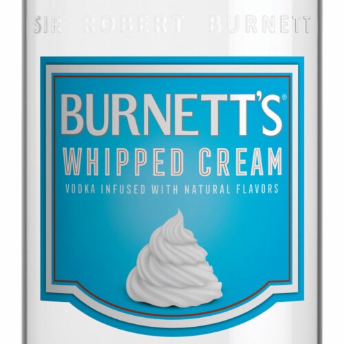 Burnett's Whipped Cream Flavored Vodka Perspective: bottom