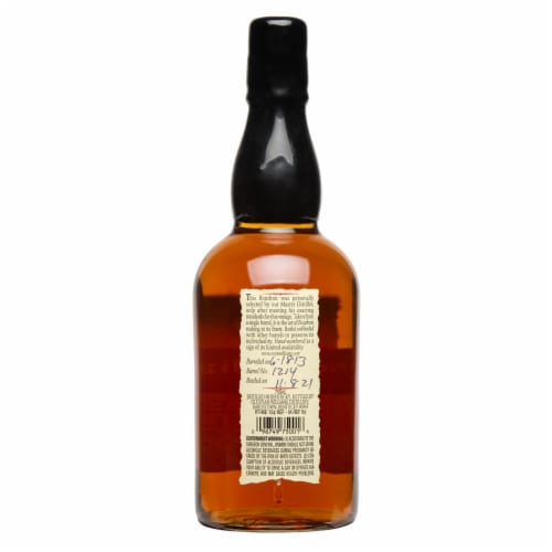 Evan Williams Single Barrel Kentucky Straight Bourbon Whiskey Perspective: bottom