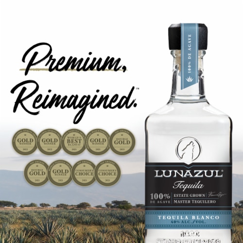 Lunazul Blanco Tequila Perspective: bottom