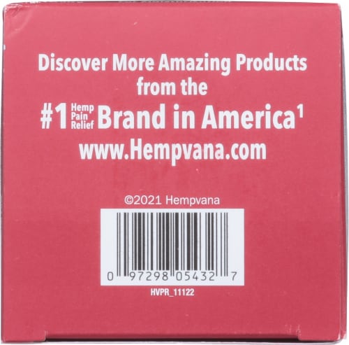 Hempvana Ultra Strength Lidocaine + Hemp Seed Oil Pain Relief Cream Perspective: bottom