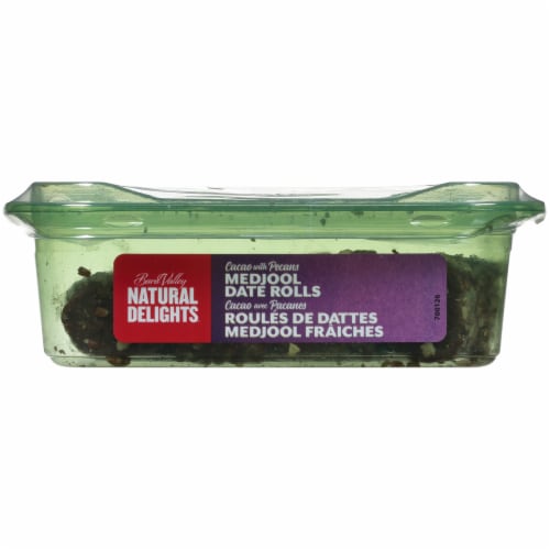 Natural Delights Cacao with Pecans Medjool Date Rolls Perspective: bottom