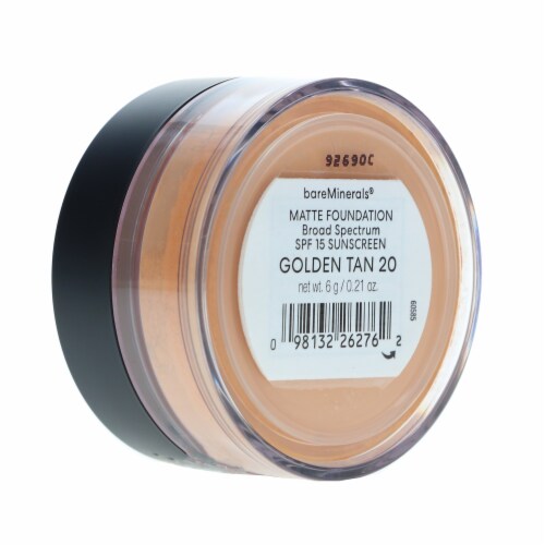 bareMinerals Loose Powder Matte Foundation SPF 15 Golden Tan 20 0.21 oz Perspective: bottom