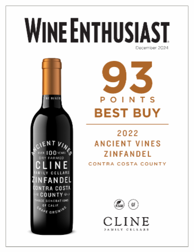 Cline Ancient Vines Zinfandel California Red Wine Perspective: bottom