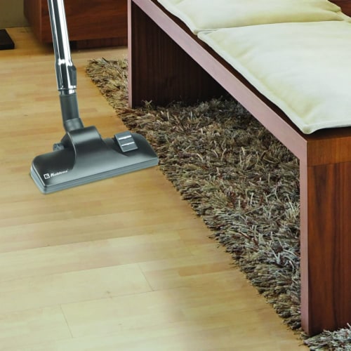 Koblenz Centauri Bagless Canister Corded Electric Vacuum Cleaner, Orange & Gray Perspective: bottom