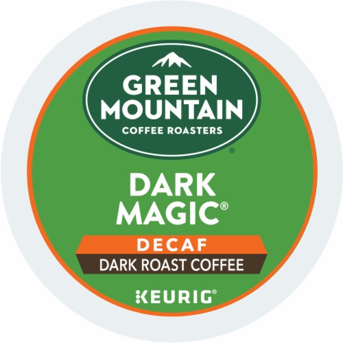 Green Mountain Coffee Roasters® Dark Magic Decaf Dark Roast K-Cup Coffe Pods Perspective: bottom
