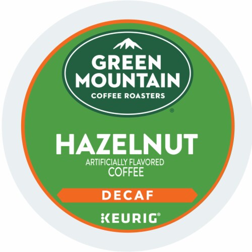 Green Mountain Coffee Roasters® Hazelnut Decaf Light Roast K-Cup Coffee Pods Perspective: bottom
