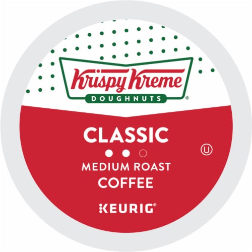 Krispy Kreme Classic Medium Roast Coffee K-Cup Pods Perspective: bottom