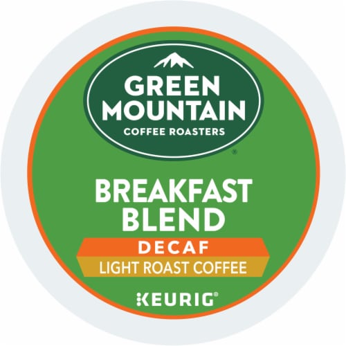 Green Mountain Coffee Roasters® Breakfast Blend Decaf Light Roast K-Cup® Coffee Pods Perspective: bottom