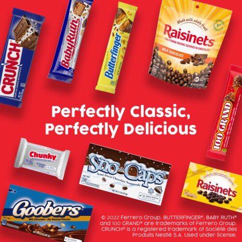 Butterfinger and Co. Bulk Mix of Mini Butterfinger CRUNCH and Baby Ruth Candy Bars Perspective: bottom