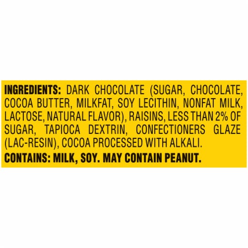Raisinets Dark Chocolate Covered Raisins Perspective: bottom