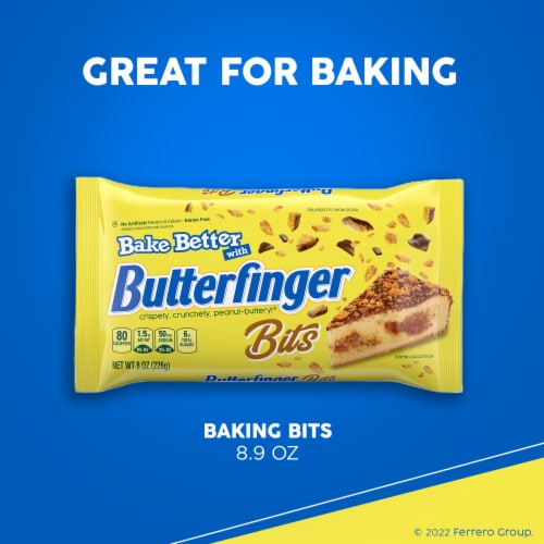 Butterfinger Baking Bits for Recipes Great for Candy Decorations and Fall Treat Bags Perspective: bottom