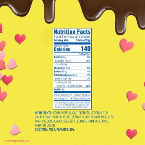 Butterfinger Minis Valentines Candy Bars Perspective: bottom