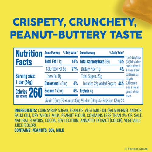 Butterfinger Salted Caramel and Peanut, 1.9oz Perspective: bottom