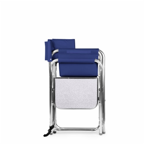 Sports Chair, Navy Blue Perspective: bottom